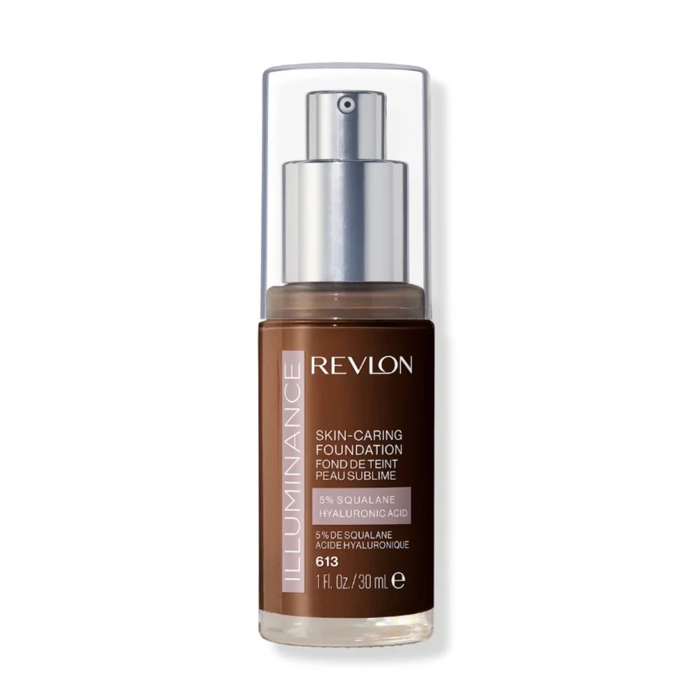 3/$15 🌸 Revlon Illuminance Skin Foundation Squalane Hyaluronic 613 Honey Java